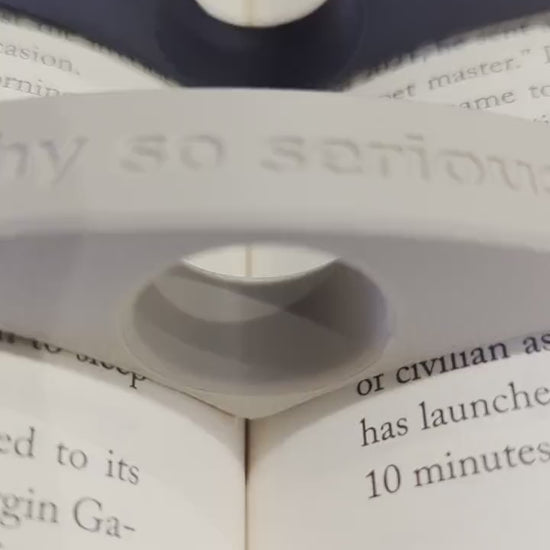 Thumb Page Holder for Book Lovers, Eco-Friendly Customizable Page Holder in Plant-Based Material, Minimalist Gift by EarthConcepts